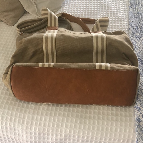 DONATED - Beige Classic pottery barn kids baby diaper bag - Picture 7 of 16